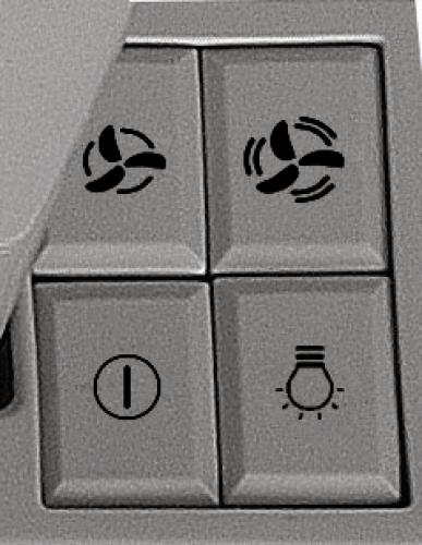 Bauknecht DBAH 64 LMX Bedienungsleiste